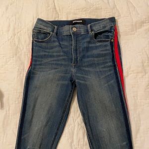 Express jeans with side detail